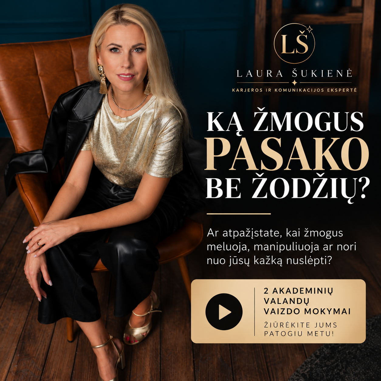 Laura Šukienė - kūno kalbos mokymai